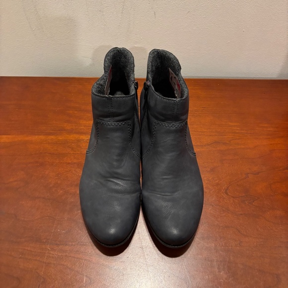 Rieker Women's Ankle Booties Black Size 42 US 10 - Picture 3 of 9